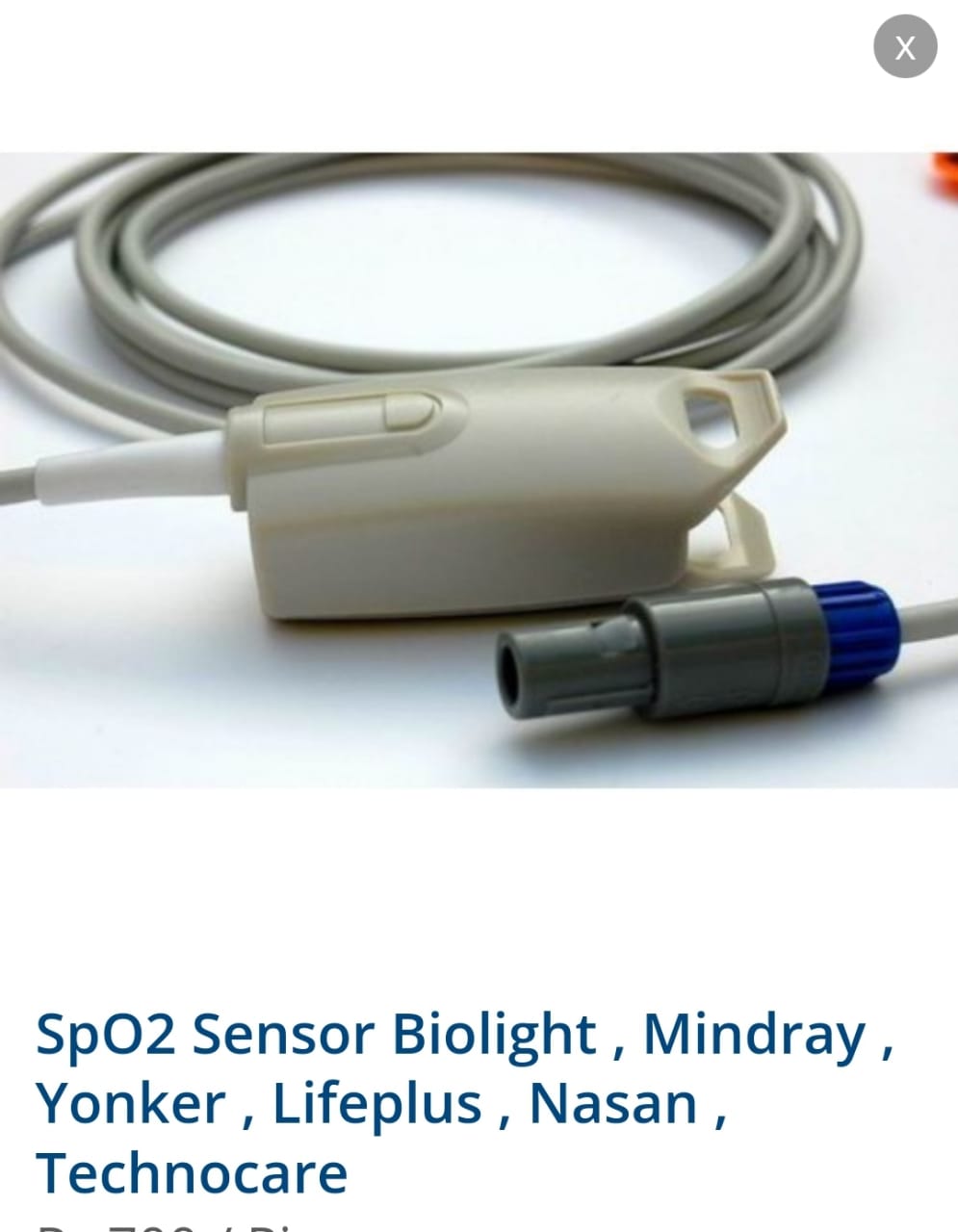 Biolight SpO2 Sensor Manufacturers in india